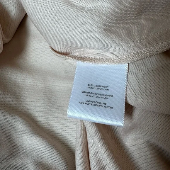 NWT Badgley Mischka Silver and Cream Formal Dress - Picture 10 of 16